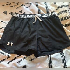 Under Armour Black Youth Girls Shorts